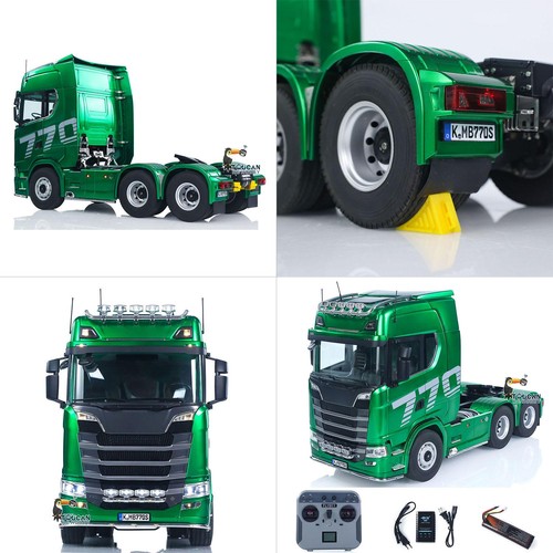 Kabolite 1:14 6*6 Scania K770S 100 RC Tractor Truck RTR 2Speed Differential Lock - Picture 8 of 21
