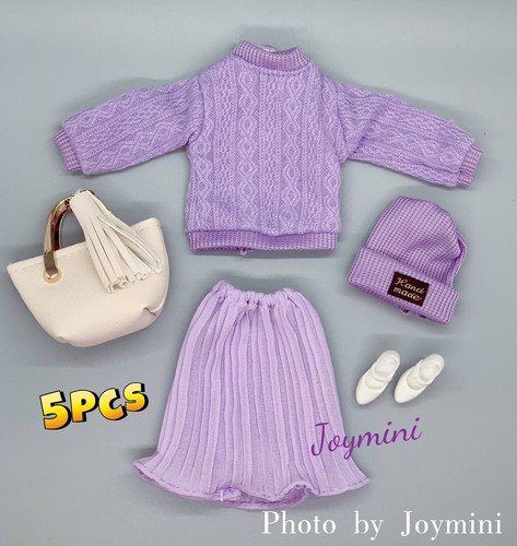 5PCS For Fashion Royalty Integrity Poppy Parker NuFace Doll Shoes Bag Outfit 1/6 - Picture 2 of 13