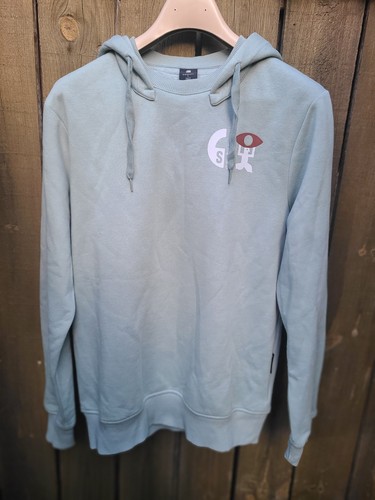 Sudadera con capucha para hombre G-STAR RAW PRODUCTS Light Aqua talla L GRANDE logotipo ojo de hombre - Imagen 2 de 9