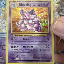 Pokémon TCG Nidoking Evolutions 45/108 Holo Holo Rare o198