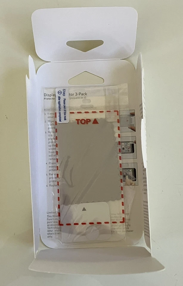 For iPhone SE/5S/5C/5 Screen Protector Film HD Clear Display Cover 3 Pack Foto 3 de 4