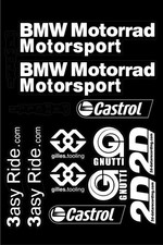 FE BMW S1000RR Sponsor kit Decals / Stickers BMW Belly pan adesivi aufkleb