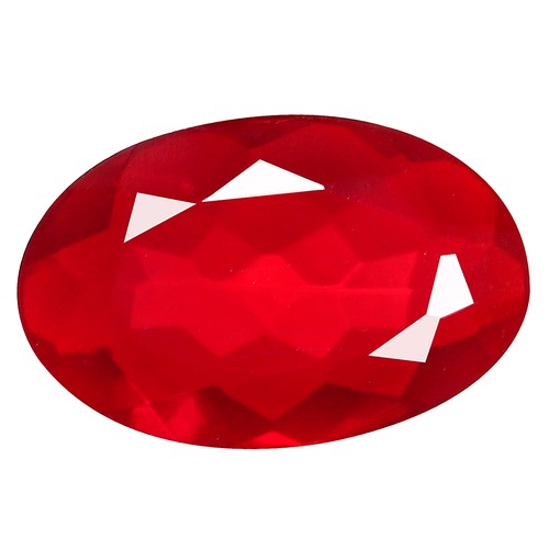2.03 Ct Sparkling Perfect Oval 11.6 x 8.5 MM Red Ethiopia Natural Fire Opal