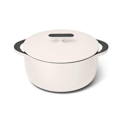 Enameled Dutch Oven - 6.5 qt Cast Iron Dutch Oven With Lid - 3 Layer Enamel C...