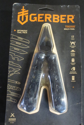 Gerber Truss Stainless Steel Multi Tool, Black - 31-003882