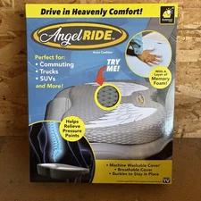 Auto Cushion with Memory Foam, AS-SEEN-ON-TV, Advanced Lumbar Helps Relieve.