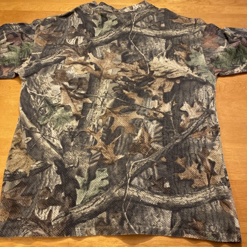 Vintage Sasquatch Camo Long Sleeve Front Pocket Shirt Single Stitch - Picture 10 of 10