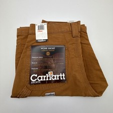 Carhartt Work Shorts Mens 28 B147 BRN Brown NWT NOS