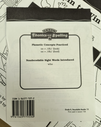 Sächsische Phonetik & Rechtschreibung Klasse K schwarzweiß dekodierbare Leser 16 Bücher Set ELA  - Bild 4 von 5