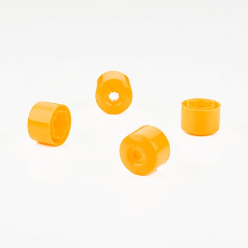 20x Caches Enjoliveurs Ecrou de Roue Kit Jaune 17 MM pour Alfa Romeo - Photo 7 sur 11