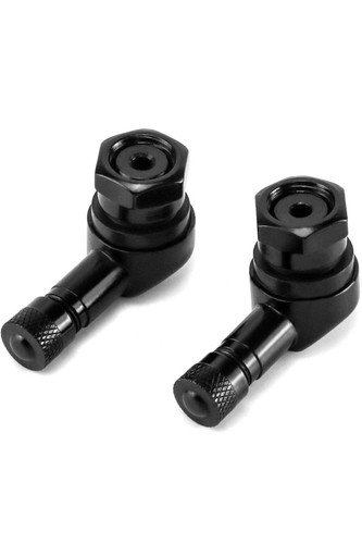 "2x Motorcycle Aluminum Angled Tire Valve Stems Black 8.3mm Wheel Air Valve" - Picture 6 of 7