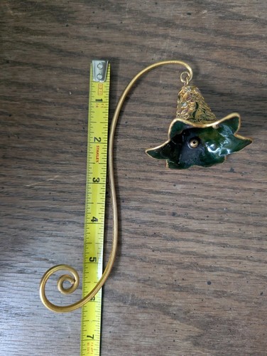 Cloisonne Vela Apagador Diseño Floral Forma Campana Acabado Tono Dorado Intrincado - Imagen 7 de 9