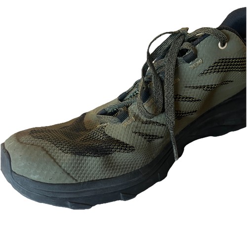Scarpe Salomon OUTline GTX uomo 11 verdi impermeabili trail running escursionismo Gore-Tex - Foto 8 di 11