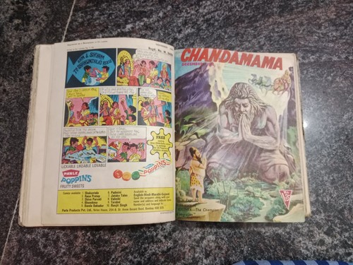 Chandamama Volksmärchen Kinder Vintage Zeitschrift 14 Bücher in 4 Binden, Jahrgang 1973 -1977 - Bild 6 von 15