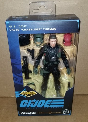 Haslab  GI Joe Classified  CRAZYLEGS (From Dragonfly Set) New & Sealed