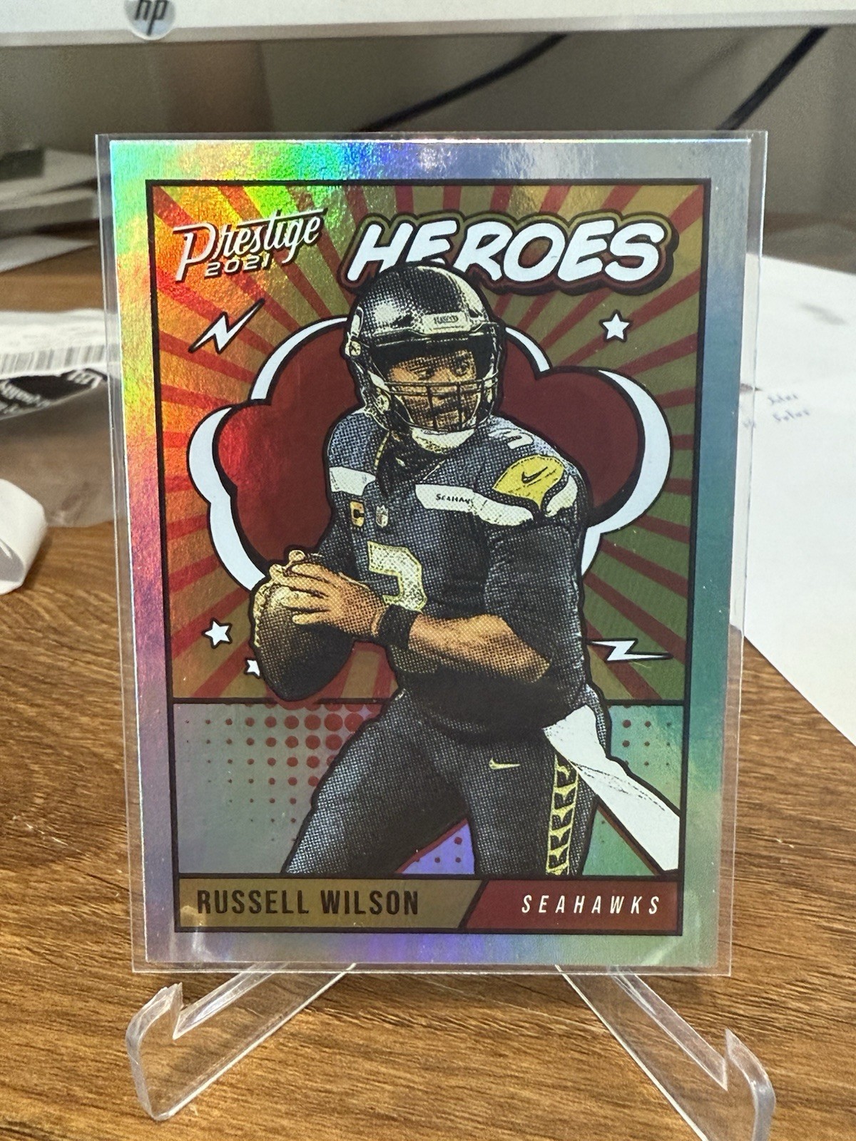 2021 Panini Prestige - Heroes Russell Wilson #HE-1