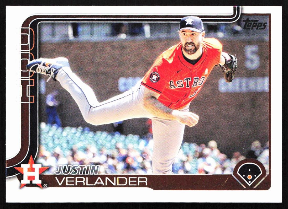 2025 Topps Justin Verlander Houston Astros #118 | eBay