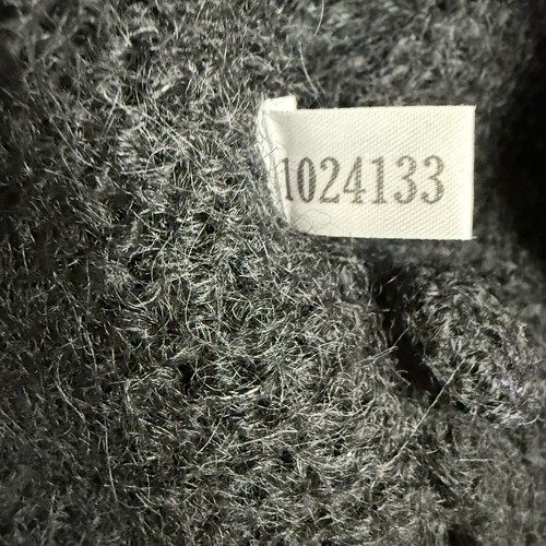 Vtg LL Bean Sweater Womens L Cardigan Mohair Wool Knit Nordic Fair Isle USA 80s - Picture 12 of 12