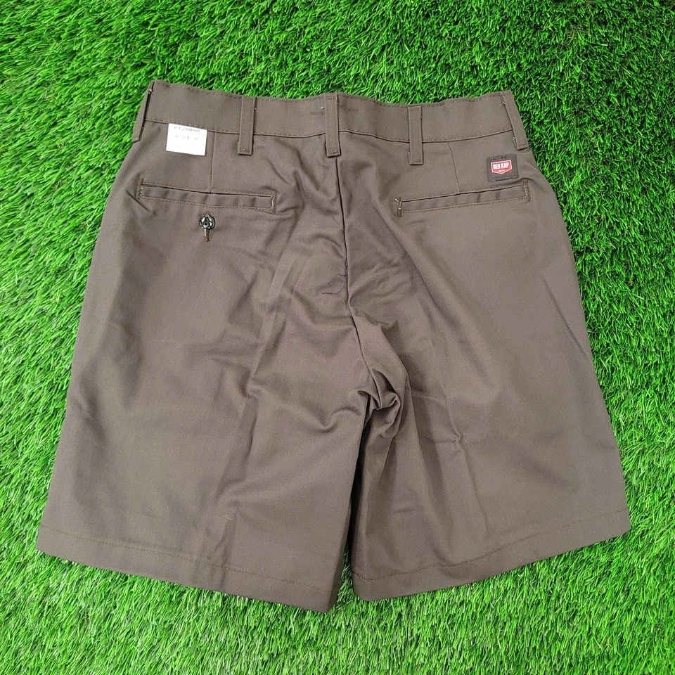 Pantalones cortos vintage Y2K rojo gorra ropa de trabajo 32x9 marrón utilitario Foto 2 de 4