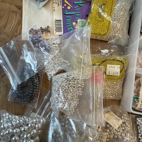 Gruppe Konvolut verschiedene Schmuck Perlen Perlen Basteln Lot Gruppe Lot Charms etc. - Bild 9 von 16