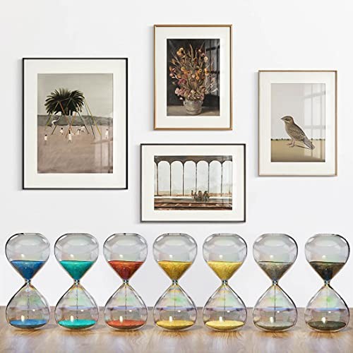 Sanduhr 30 Minuten Sand Timer Uhr mit Farbe Sand, groß 30 Minuten türkis - Bild 4 von 7