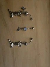 PLAYBOY NAVEL RING 3 DIFFERENT STYLES W/ BABY BLUE GEM .ALL SAME PRICE,3 CHOICES