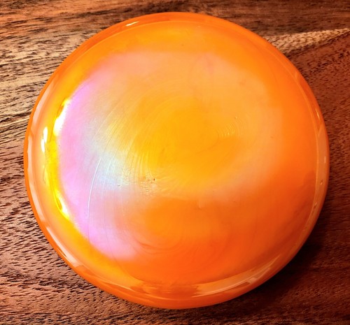 St Clair Orange Art Glass Paperweight Haynes America's First Car 100th Anniv - Picture 3 of 6