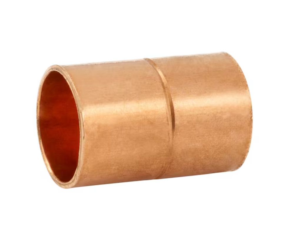 10 Pack Everbilt 138 607 Copper Pipe Coupling with Stop- 1/2" Free US Shipping