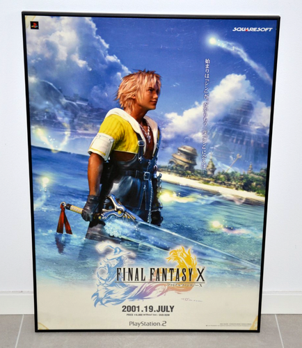 Final Fantasy X - Tidus - Werbeposter Größe B2 - Squaresoft - Japan - 2001 - Bild 3 von 3