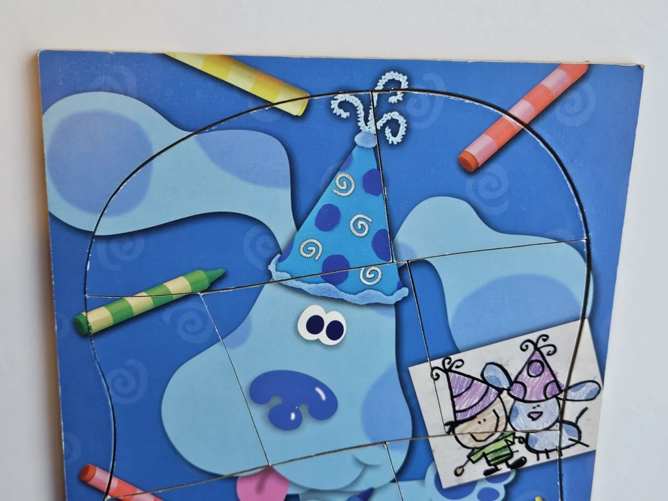 Vintage Mattel Blues Clues Wooden Kids Puzzle No 42366 - Image 2 of 4