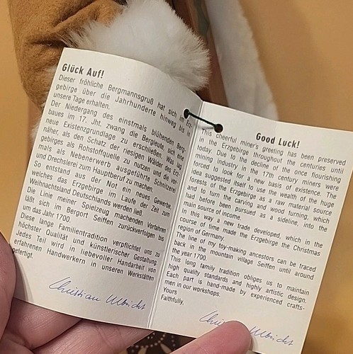 Christian Ulbricht North Pol Santa Nutcracker Limited Edition #424/2500 No Box  - Picture 6 of 23