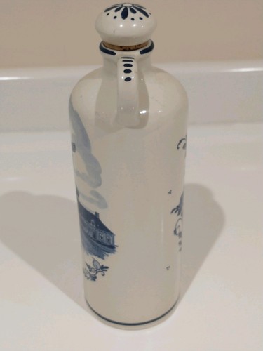 Tall Delfts Blue & White  hand painted  Bottle & original stopper Holland - Picture 14 of 16