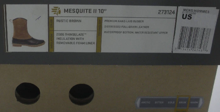Lacrosse 273124N-13 10" Mesquite 2 Side Zip Boot Size 13 - Image 3 of 3