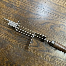 Vintage Rug Crafters Speed Tufting Wood Handled Tool No Box No Instructions