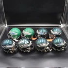 (8) 1990's Philadelphia Eagles Signed Riddell Mini Helmet Lot Auto ZJ18642