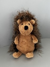Jellycat Plush Hedgehog Brown Lovey Stuffed Furry Animal Toy