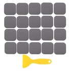 20 Pcs Bad Fliesenaufkleber Wandsticker Badezimmeraufkleber Bodenaufkleber