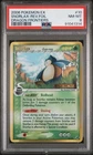 2006 POKEMON EX DRAGON FRONTIERS #10 SNORLAX-REVERSE FOIL PSA 8