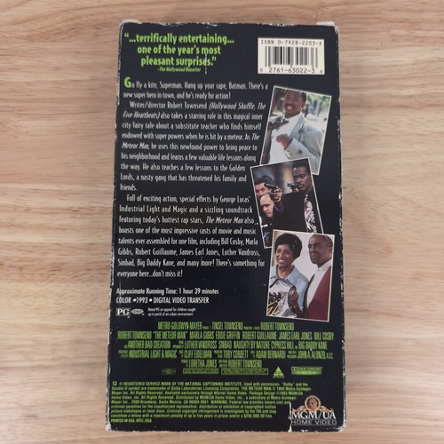 Meteor Man USED (VHS, 1993) Robert Townsend, Cypress Hill, Sinbad RARE Sci Fi - Picture 7 of 9