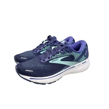 Brooks Womens Ghost 14 1203561B446 Blue Running Shoes Sneakers Size 7 B