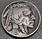 1926 Buffalo Nickel, nice FINE condition coin light obv scratches