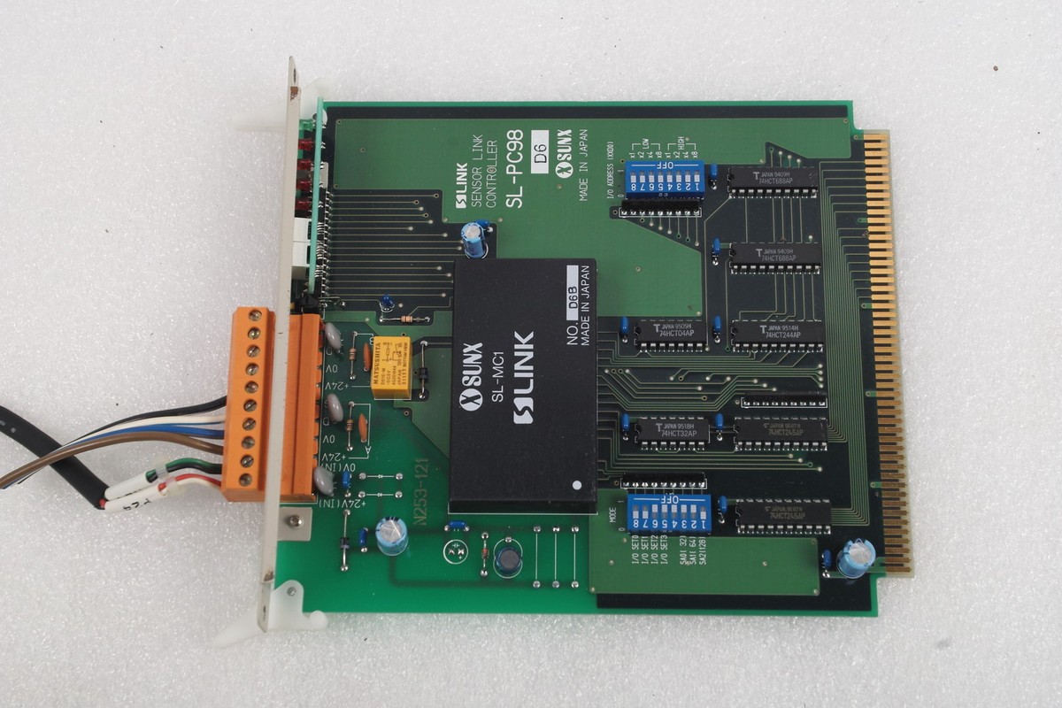 SUNX S LINK SL-PC98 SENSOR LINK CONTROLLER BOARD FREE SHIP SUNX S LINK SL-PC98 SENSOR LINK CONTROLLER BOARD FREE SHIP