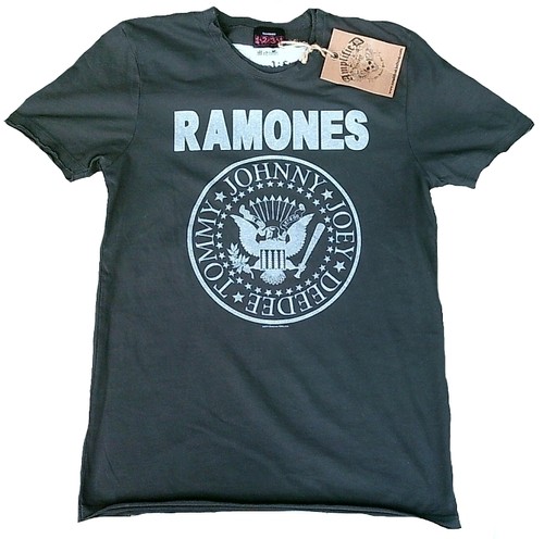 AMPLIFIED RAMONES Hey Ho Let's Go Rock Star Vintage Desinger ViP T-Shirt g.S 46 - Bild 1 von 2