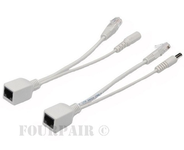 PoE Cable Passive Splitter Injector Kit power over ethernet AP 9V-60V