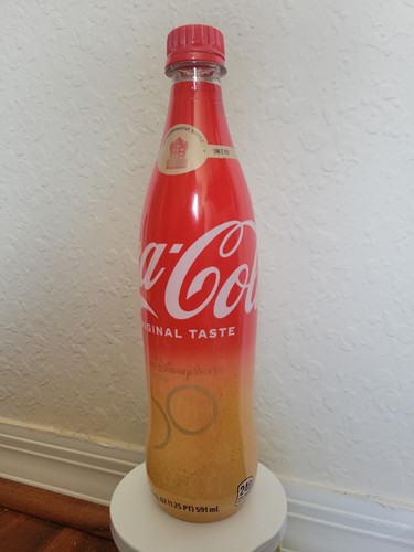 Walt Disney World 50th Anniversary Coca Cola Coke Bottle Hollywood Studio - Picture 2 of 7