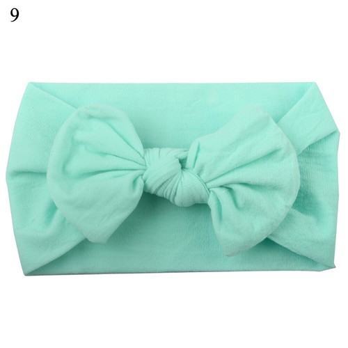 Soft Baby Big Oversized Bow Tie Head Wrap Turban Top Knot Headband Newborn Girl - Bild 29 von 42