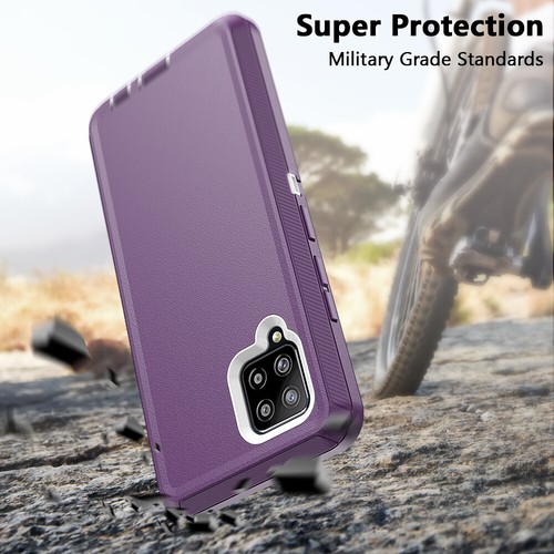 For Samsung Galaxy A42 5G Case Cover With Tempered Glass+Belt Clip Fits Otterbox - Picture 32 of 37