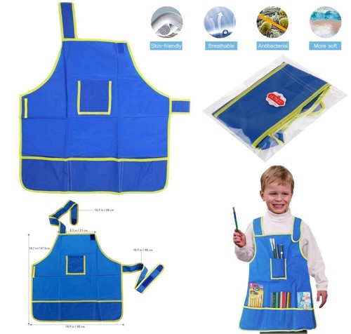 Unisex Kids Aprons Waterproof Apron Kids Apron Art Painting Apron for Crafts - Picture 12 of 12