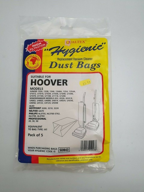 Hoover Qualtex Sdb43 5 Vacuum Bags For Sale Online Ebay Hoover Qualtex Sdb43 5 Vacuum Bags For Sale Online Ebay
