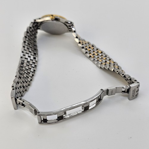 Ernest Borel Reloj Mujer 21MM Esfera Gris Tono Dorado Pulsera 6" Batería Nueva - Imagen 14 de 15
